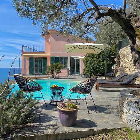 Апартаменты Casaviva - Ampio Trilocale Vista Mare Con Piscina - Pieve Alta Пьеве-Лигуре Экстерьер фото